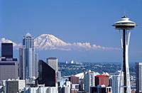 Space needle, mountain